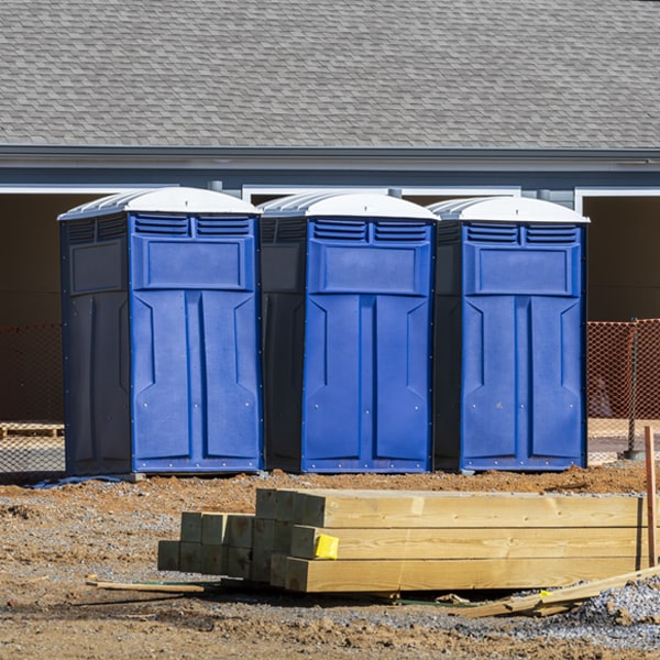 what is the maximum capacity for a single portable restroom in Wyandotte MI